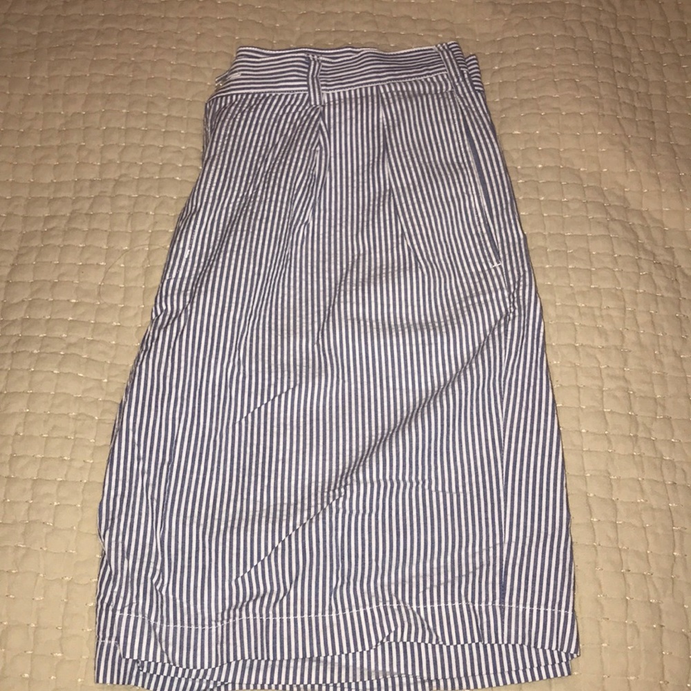 Joseph A Banks Seersucker Shorts Size 35